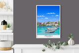 Menorca Travel Poster, Travel Print of Menorca, Balearic Islands NQ Media Designs