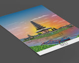 Bali Travel Poster, Travel Print of Bali, Indonesia NQ Media Designs