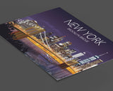 Brooklyn Bridge Travel Print, Travel Poster of Brooklyn Bridge, New York, USALimited Edition NQ Media Designs