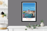 Budapest Travel Print, Travel Poster of Budapest, Hungary NQ Media Designs
