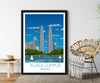 Kuala Lumpur Travel Print, Travel Poster of Kuala Lumpur, Kuala Lumpur Travel Poster, Malaysia