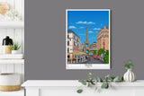 Paris Travel Poster, Travel Print of Paris, City of Paris, France NQ Media Designs