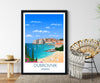 Dubrovnik Travel Print, Travel Poster of Dubrovnik, Croatia NQ Media Designs