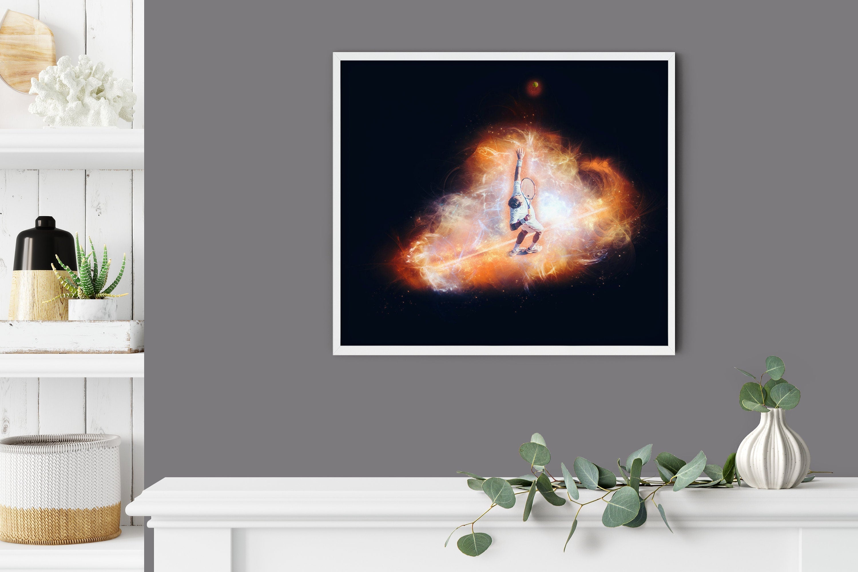 Custom Sports Action Print from Your Photo, Football Action print. Personalised Sports Portrait, Soccer Print, Birthday gift NQ Media Designs