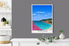 Cote D'Azur Travel Poster, Travel Print of Cote D'Azur, Cote D'Azur, France, French Riviera