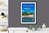Isle of Man Travel Print, Isle of Man Poster, Isle of Man, British Isles, UK Travel Poster NQ Media Designs