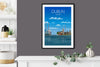 Dublin Travel Print, Dublin Poster, Dublin, Ireland, Ireland Travel Poster