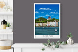 Isle of Man Travel Print, Isle of Man Poster, Isle of Man, British Isles, UK Travel Poster NQ Media Designs