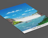 Niagara Falls Travel Poster, Travel Print of Niagara Falls, Niagara Falls, Ontario, Canada NQ Media Designs