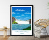 Niagara Falls Travel Poster, Travel Print of Niagara Falls, Ontario, Canada NQ Media Designs