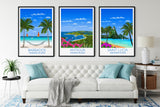 Travel Print Gift Set, 6 Travel Wall Art Prints | City Prints | Adventure Travel Wall Art Gifts | Barcelona, London, New York and many more! NQ Media Designs