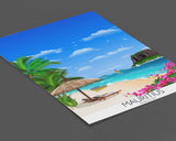 Mauritius Travel Poster, Travel Print of Mauritius, Indian Ocean NQ Media Designs