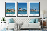 Coronation Poster of London , Coronation Print, Westminster Abbey, London UK, King Charles III, Commemorative Coronation Print NQ Media Designs