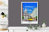 Lisbon Travel Print, Travel Poster of Lisbon, Lisbon Portugal