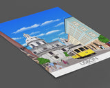 Lisbon Travel Print, Travel Poster of Lisbon, Lisbon Portugal NQ Media Designs