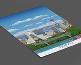 Tehran Travel Poster, Travel Print of Tehran, Tehran, Iran NQ Media Designs