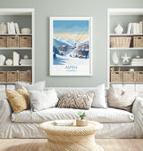 Aspen Poster, Travel Print of Aspen, Colorado, USA, Travel Gift NQ Media Designs