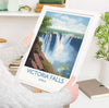 Victoria Falls Poster, Travel Print of Victoria Falls, Zimbabwe, Africa, Travel Gift
