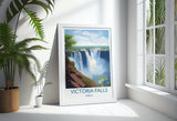 Victoria Falls Poster, Travel Print of Victoria Falls, Zimbabwe, Africa, Travel Gift NQ Media Designs
