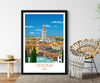Verona Travel Print, Travel Poster of Verona, Verona Poster, Italy NQ Media Designs