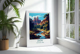 Zion Poster, Travel Print of Zion National Park, Utah, USA, Travel Gift NQ Media Designs