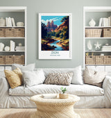 Zion Poster, Travel Print of Zion National Park, Utah, USA, Travel Gift NQ Media Designs