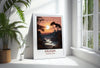 Kruger Poster, Travel Print of Kruger National Park, Kruger Sunset, South Africa, Travel Gift