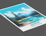 Jasper National Park Poster, Travel Print of Jasper National Park, National Park, Canada, Travel Gift NQ Media Designs