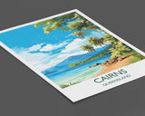 Cairns Poster, Travel Print of Cairns, Queensland, Australia, Travel Gift NQ Media Designs