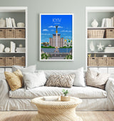 Kyiv Travel Poster, Kyiv Ukraine Travel Print, Kyiv Poster, Ukraine Wall Art Print, Travel Gift, Kyiv Gift NQ Media Designs