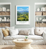Napa Valley Travel Poster, Travel Print of Napa Valley, California, USA Gift, Wall Art Print NQ Media Designs