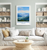 Blue Ridge Mountains Poster, Travel Print of Blue Ridge Mountains, Appalachian Mountains, USA, Travel Gift NQ Media Designs