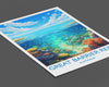 Great Barrier Reef Poster, Travel Print of Great Barrier Reef, Queensland, Australia, Travel Gift