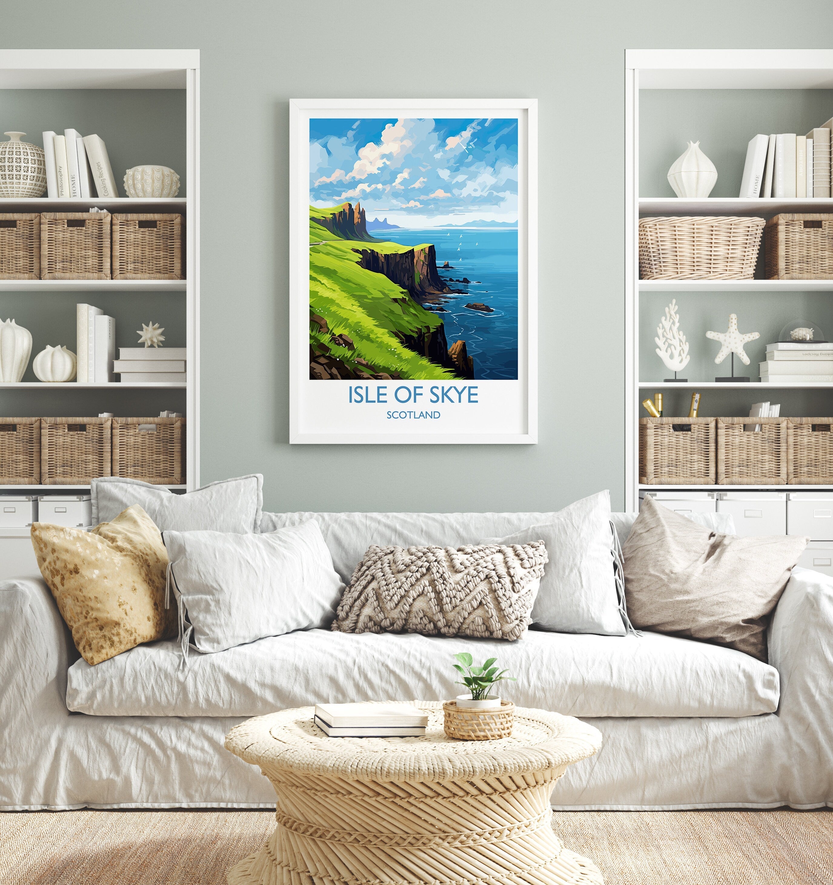 Isle of Skye Poster, Travel Print of Isle of Skye, Scotland, UK, Travel Gift NQ Media Designs
