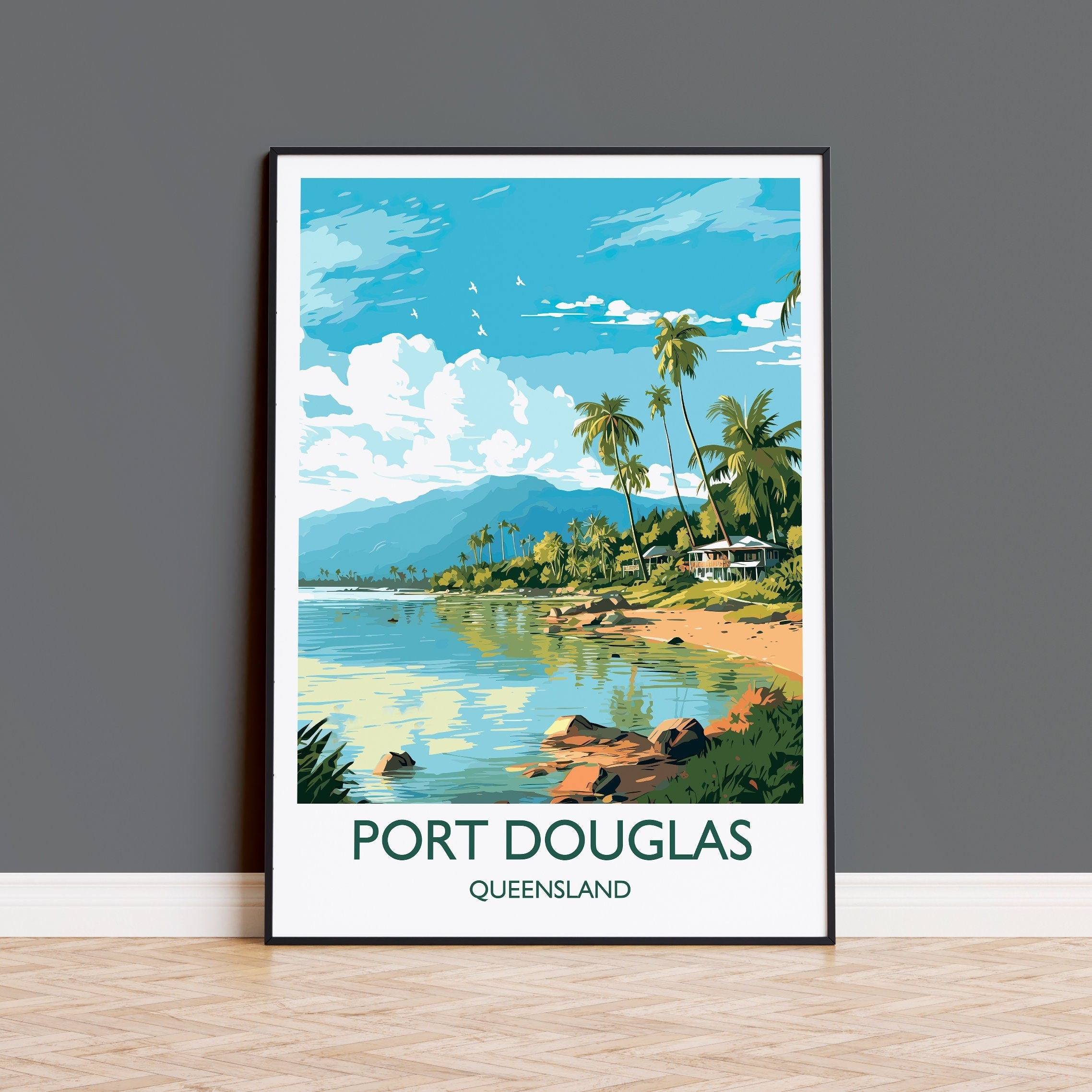 Port Douglas Poster, Travel Print of Port Douglas, Queensland, Australia, Travel Gift NQ Media Designs