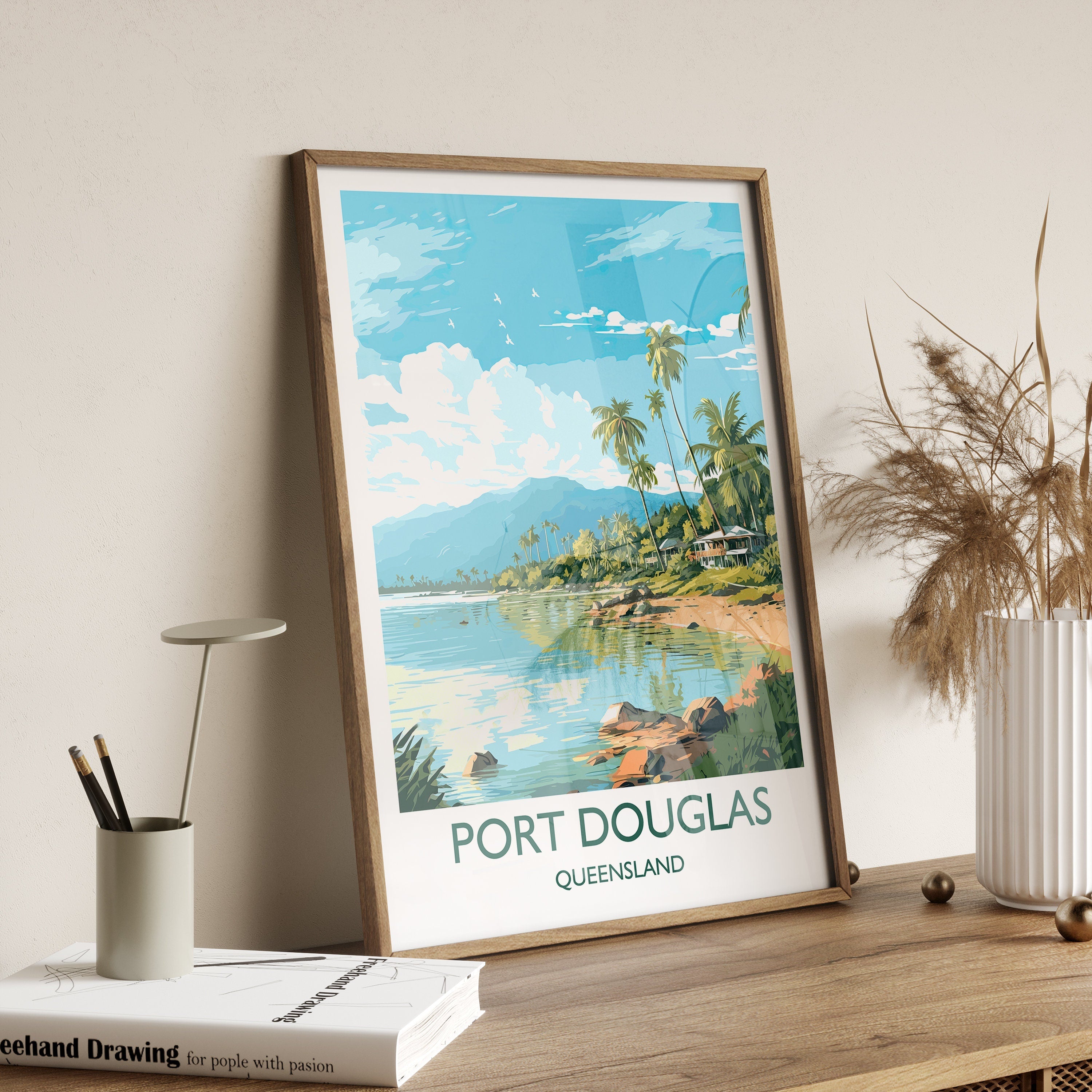 Port Douglas Poster, Travel Print of Port Douglas, Queensland, Australia, Travel Gift NQ Media Designs