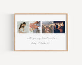 Personalised Printed Wedding Photo Collage | Wedding Photo Print | Anniversary gift | Family Portrait | Family Photo | NQ Media Designs