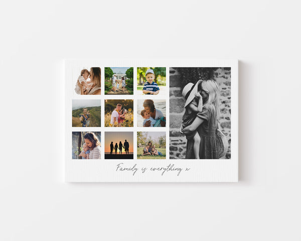 Personalised Printed Photo Collage | Photo Print | Family Portrait | Family Photo | Custom Gift | Gift Ideas for Him or Her