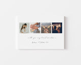 Personalised Printed Wedding Photo Collage | Wedding Photo Print | Anniversary gift | Family Portrait | Family Photo | NQ Media Designs