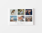 Personalised Printed Wedding Photo Collage | Wedding Photo Print | Anniversary gift | Family Portrait | Family Photo | NQ Media Designs