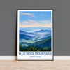 Blue Ridge Mountains Poster, Travel Print of Blue Ridge Mountains, Appalachian Mountains, USA, Travel Gift NQ Media Designs