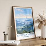 Blue Ridge Mountains Poster, Travel Print of Blue Ridge Mountains, Appalachian Mountains, USA, Travel Gift NQ Media Designs