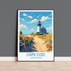 Cape Cod Poster, Travel Print of Cape Cod, Massachusetts, USA, Travel Gift NQ Media Designs