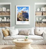 Athens Travel Print, Travel Poster of Athens, Greece, Athens Art, Greece Gift, Wall Art Print NQ Media Designs