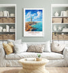 Casablanca Travel Print, Travel Poster of Casablanca, Morocco, Casablanca Art, Casablanca Gift, Wall Art Print