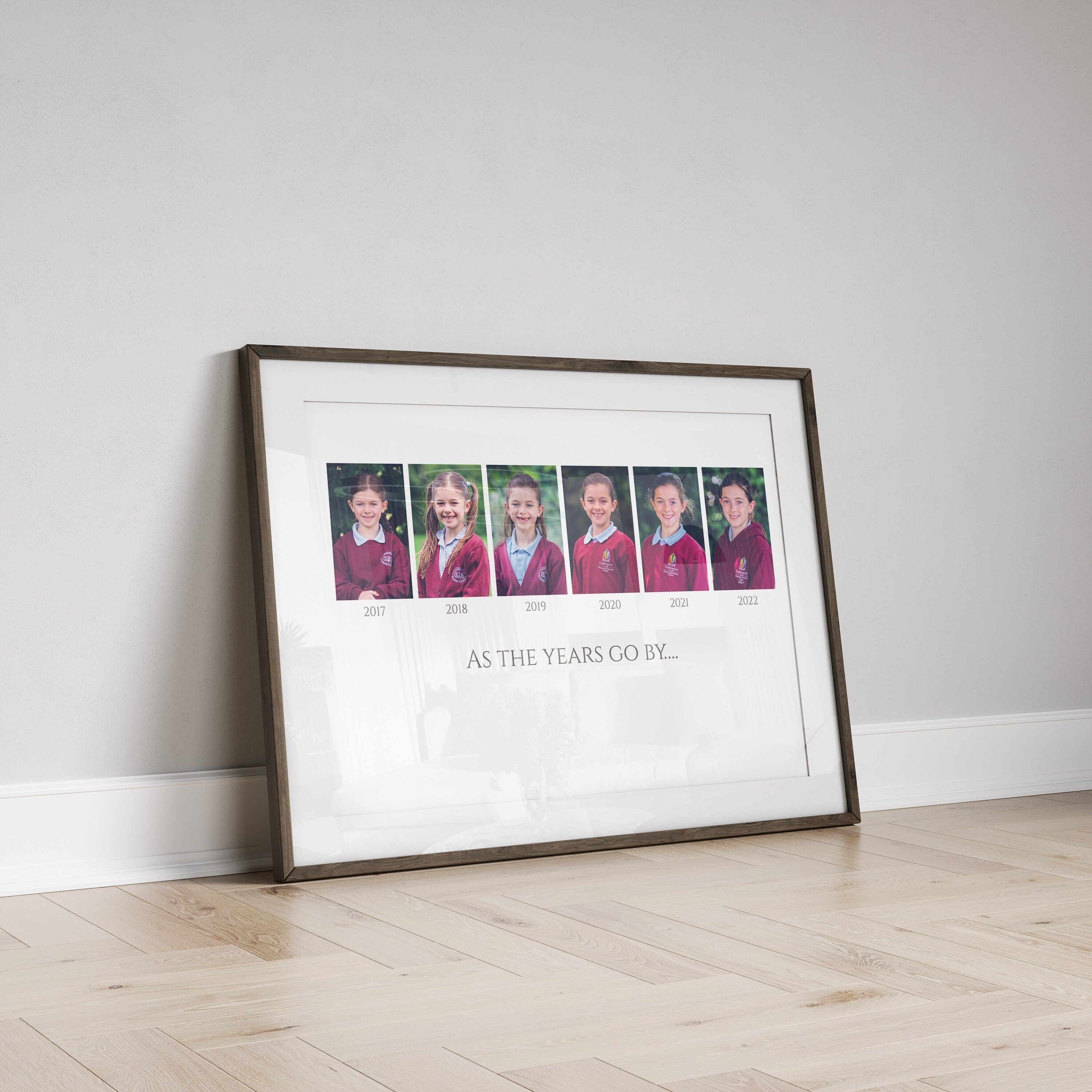 School Leavers Collage Print, Early Years Personalised photo collage, Family print, Photo collage gift, Family gift, Mothers Day Gift NQ Media Designs
