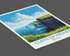 Cliffs of Moher Print, Travel Poster of Cliffs of Moher, Ireland, Travel Gift