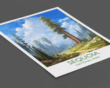 Sequoia Poster, Travel Print of Sequoia National Park, California, USA, Sequoia Travel Gift NQ Media Designs