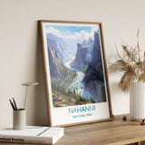Nahanni National Park Poster, Travel Print of Nahanni National Park, National Park, Canada, Travel Gift NQ Media Designs