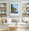 Linnansaari Travel Poster, Travel Print of Linnansaari ,Finland, Finland Art, LinnansaariGift, Wall Art Print